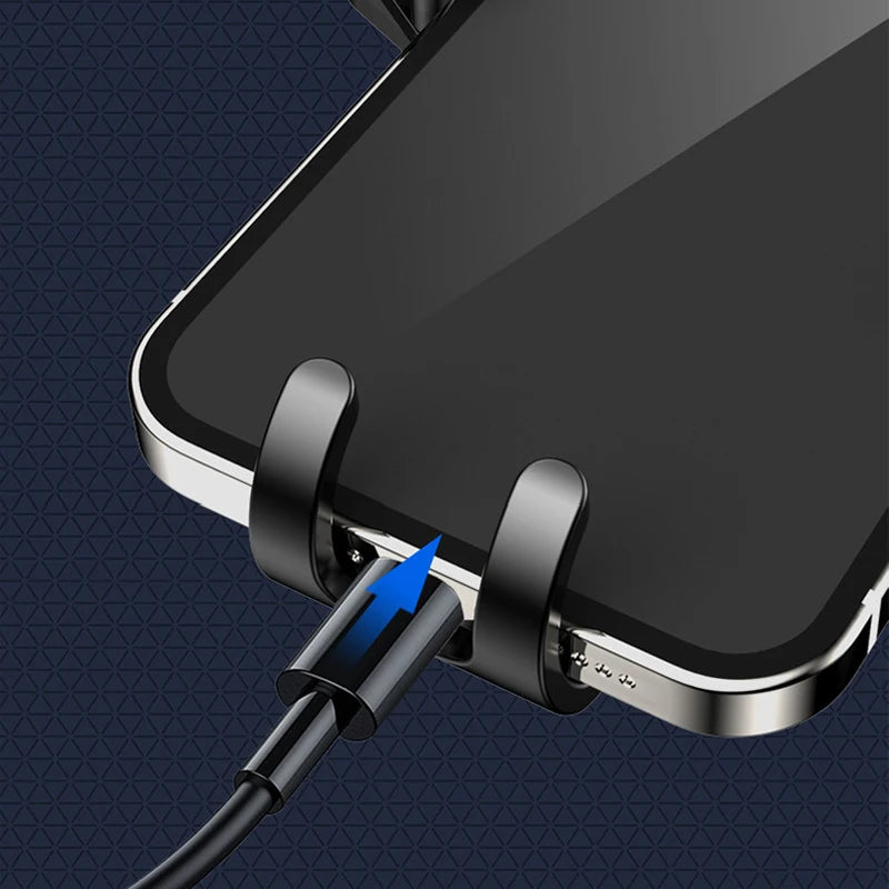 Suporte de Telemóvel para Carro - Fixação na Grelha, Ajustável com Rotação 360° Suporte de Telemóvel para Carro - Fixação na Grelha, Ajustável com Rotação 360°